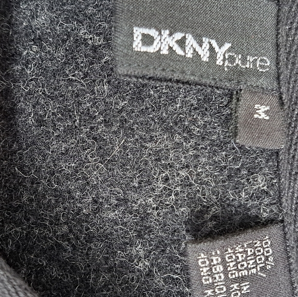 NWT DKNY Pure 100% Wool Jacket/Coat Insert With Hidden Snaps Size M - Picture 6 of 10